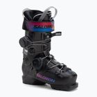 Damen-Skischuhe Salomon S/Pro Supra Dual Boa 115 W black/beluga metallic/beetroot purple