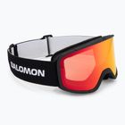 Skibrille Salomon Aksium 2.0 S black/ml mid red