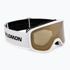 Kinder-Skibrille Salomon Lumi Acces Jr white/flash gold