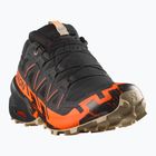 Herren-Laufschuhe Salomon Speedcross 6 GTX schwarz/shocking orange/white pepper