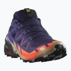 Herren-Laufschuhe Salomon Speedcross 6 GTX maritime blue/schwarz/cherry tomato