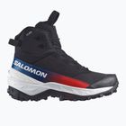 Herren-Trekkingstiefel Salomon Crosstrak Powder WP Equipe black/black
