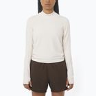 Damen-Langarmshirt zum Laufen Salomon Bliss whisper white