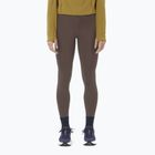 Damen-Laufleggings Salomon SHAKEout Core 28" coffee bean