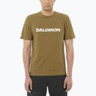 Herren T-Shirt Salomon Logo brilliant olive