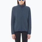 Fleecejacke für Damen Salomon Lightwarm Full Zip blue nights