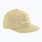 Salomon Logo Flat Cap grau-grün