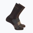 Socken Salomon Evasion Crew 2 pairs dark earth/walnut