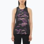 Damen-Laufshirt Salomon Shakeout Core Tank GFX deep black