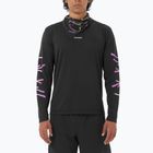 Lauf-Langarmshirt für Herren Salomon Shakeout Core deep black