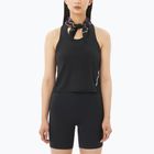 Damen-Laufshirt Salomon Sense Aero Short Tank deep black