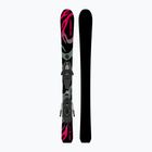 Kinder-Alpinski mit Bindung Salomon QST Jr Black XS + C5 GW black/neon punch