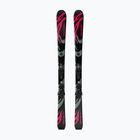 Kinder-Alpinski mit Bindung Salomon QST Jr Black S + C5 GW black/neon punch