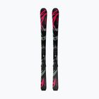 Kinder-Alpinski mit Bindung Salomon QST Jr Black M + C5 GW black/neon punch