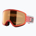 Kinder-Skibrille Salomon Rio S2 cherry tomato/flash tonic orange