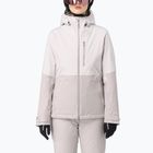 Damen-Skijacke Salomon Highland white sand/silver cloud