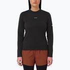 Damen-Laufshirt mit langen Ärmeln Salomon Sense Merino Tee LS deep black