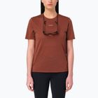 Damen-Laufshirt Salomon Shakeout Core SS Tee burnt umber