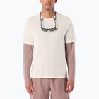 Herren-Laufshirt Salomon Shakeout Core GFX SS Tee whisper white/pink frosting