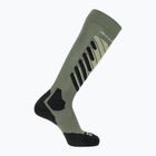 Skisocken Salomon S/Access deep lichen green/lime cream/black