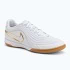 Herren-Fußballschuhe Nike Tiempo Reactgato IC white/metallic gold