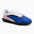 Kinder-Fußballschuhe Nike Jr. Phantom 6 Low Club TF racer blue/white/pink blast