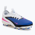 Kinder-Fußballschuhe Nike Phantom 6 Low Academy FG/MG Jr racer blue/white/pink blast