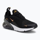 Kinder Sneaker Nike Air Max 270 black/laser orange/metallic copper