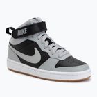 Schuhe Nike Court Borough Mid 2 black/white/gum med brown/light smoke grey