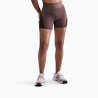 Damen-Shorts Nike Pro Sculpt High Waisted 5" Biker tattoo/burgundy crush/white