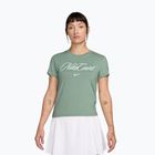 Damen-Tennisshirt Nike Court Heritage steam/barely green