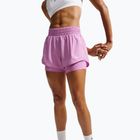 Damen-Laufshorts Nike One Dri-FIT 2IN1 light magenta/white