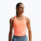 Damen-Laufshirt Nike Swoosh Run Dri-Fit orange pulse/photon dust/white