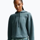 Damen-Trainingssweatshirt Nike Pro Therma-Fit Hoodie mineral slate/white