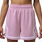 Damen-Basketballshorts Jordan Sport Diamond 4" iced carmine/iced carmine/white/white