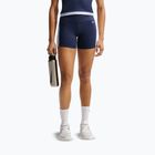 Damen-Shorts Nike One High Waisted Biker 5" midnight navy/hydrogen blue/white