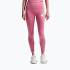Damenlaufleggings Nike Tempo Swoosh Run High-Waisted 7/8 peony/white
