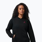 Damenpullover Jordan Fleece Hoodie black/gym red