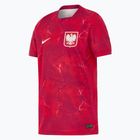 Kinder-Fußballtrikot Nike Dri-Fit Poland Stadium Away 2026 noble red/sport red