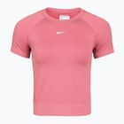 Damen-Trainingsshirt Nike Pro Seamless Dri-Fit peony/white