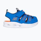 SKECHERS S-Lights Sola Glow blau/limette Kindersandalen