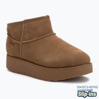 Damen Schuhe Skechers Keep Cozy Kastanie