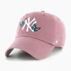 47 Marke MLB New York Yankees Icon Alt Kappe CLEAN UP mauve