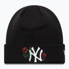 Damen Wintermütze New Era Sequin Rose Beanie New York Yankees schwarz