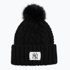 Damen Wintermütze New Era Cable Wide New York Yankees schwarz