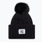 Damen Wintermütze New Era Cable Wide New York Yankees schwarz