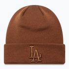 New Era Essential Wintermütze Los Angeles Dodgers dunkel kastanienbraun/dunkler Herbst