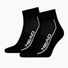 Socken HEAD Tennis 2P Performance Quarter 2 pairs black