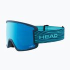 Skibrille HEAD Contex Pro 5k Race blue/petrol/blue/chrome/orange