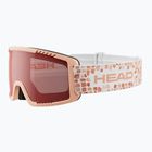 Kinder-Skibrille HEAD Contex Yuki Jr red/peach